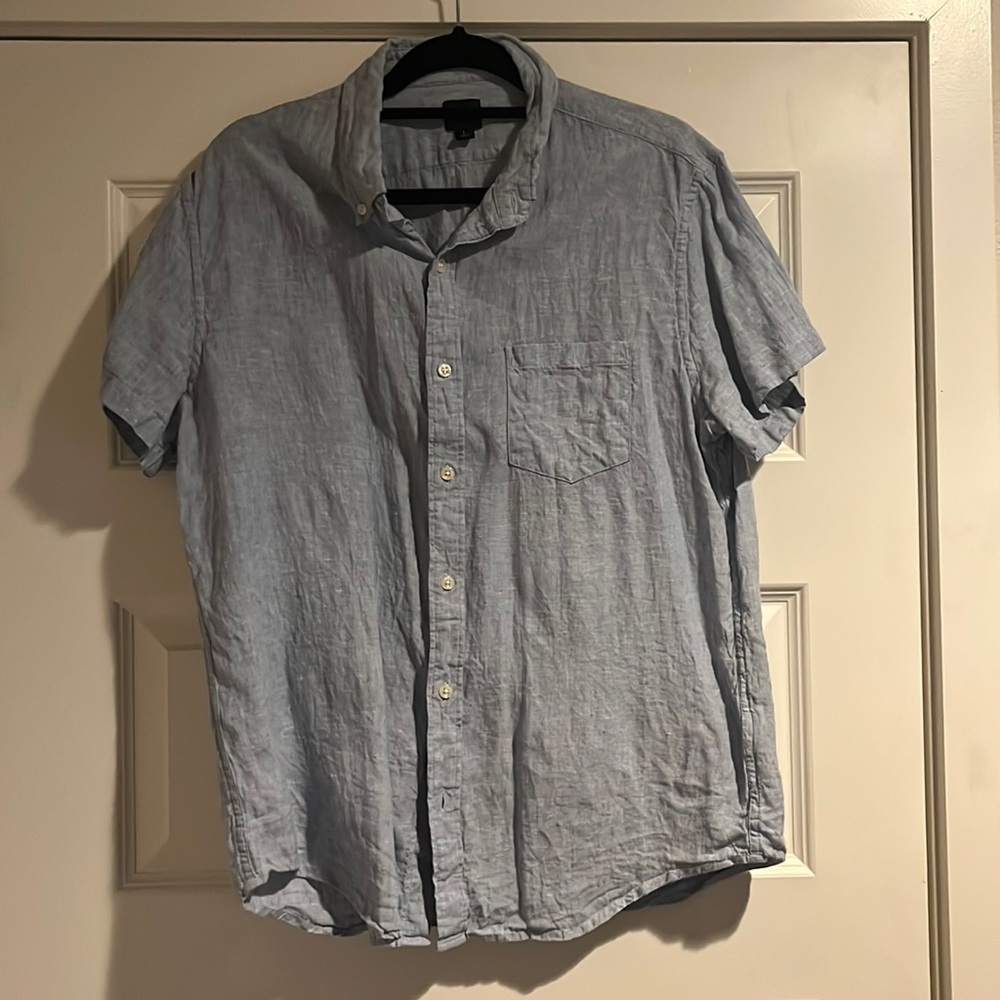 JCrew short sleeved button-down